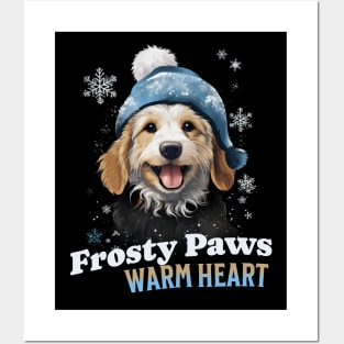 Frosty Paws Warm hearts Posters and Art